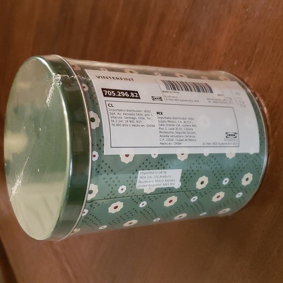 IKEA Set of three Nesting Cylindrical Metal Storage Tins - Picture 3 of 11